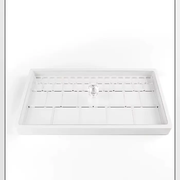 Couverture transparente pour le stockage des pièces de montre