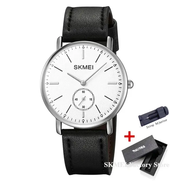 SKMEI 2308 luxe étanche chronographe antichoc sport hommes montres horloge montre à Quartz
