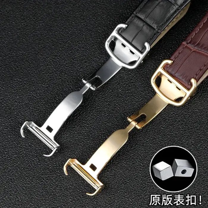 Bracelet de montre en cuir véritable