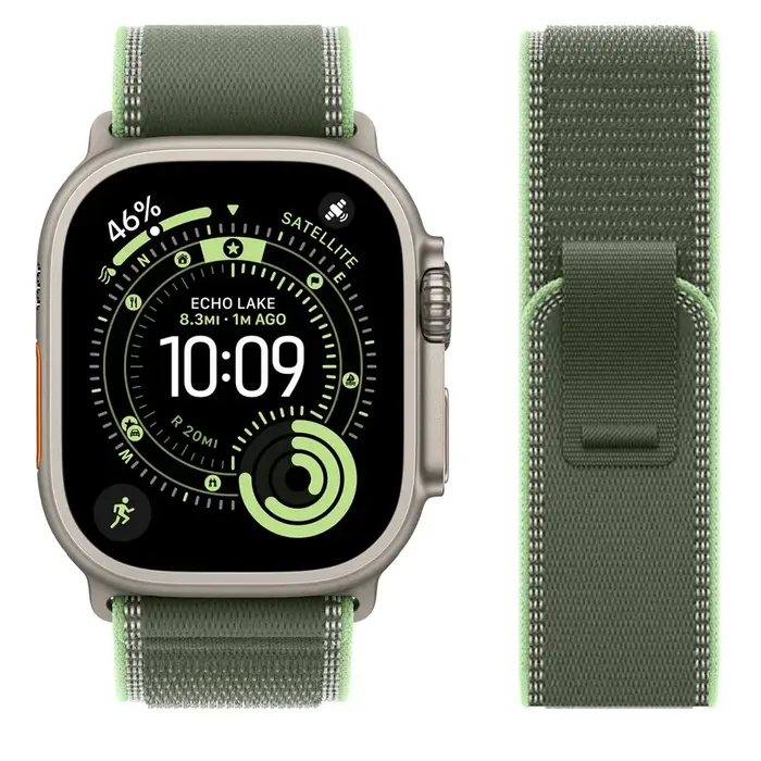 Boucle de sentier pour bracelet de montre Apple Ultra 3 11 10 9 8 7 6 5 SE 49mm 46mm 45mm 42mm 44mm 40mm 41