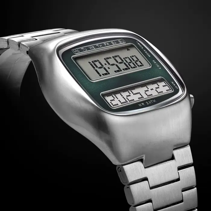 Montre-bracelet numérique rétro unisexe