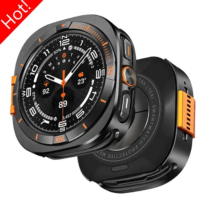 Coque métallique anti-chute pour Samsung Galaxy Watch 8 44mm Ultra 2025 47mm