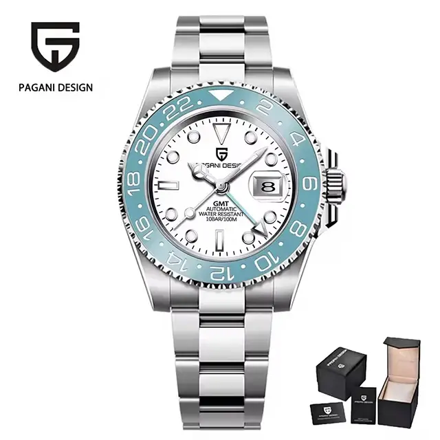 Nouvelle montre GMT PAGANI DESIGN 40 mm pour homme