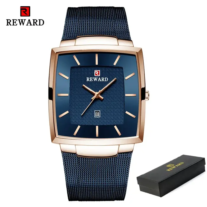 Récompense 62009 mode bleu montre pour hommes nouveau haut de gamme marque hommes d'affaires étanche