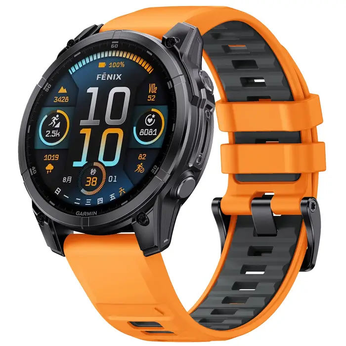 Bracelet de montre Fenix8 1:1 pour Garmin Fenix 8 47mm 51mm E 7 7X 6 6X 5 5X/Epix Pro/Enduro 3 QuickFit 22mm 26mm