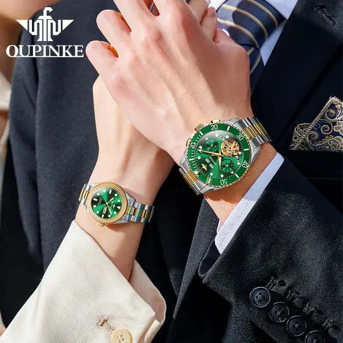Paire de montres de couple pour hommes et femmes