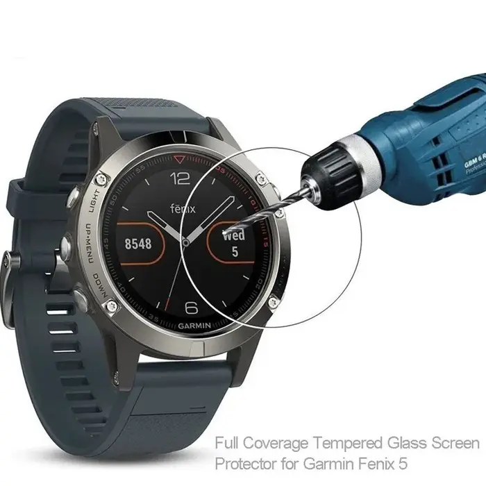 Film protecteur en verre pour Garmin Instinct 2S, Fenix 3 HR, 5, 5X, 5S Plus, 6, 7, 6X, 7X, 6S, 7S, Epix Pro 47/51mm, Enduro 2, Vivoactive 4S