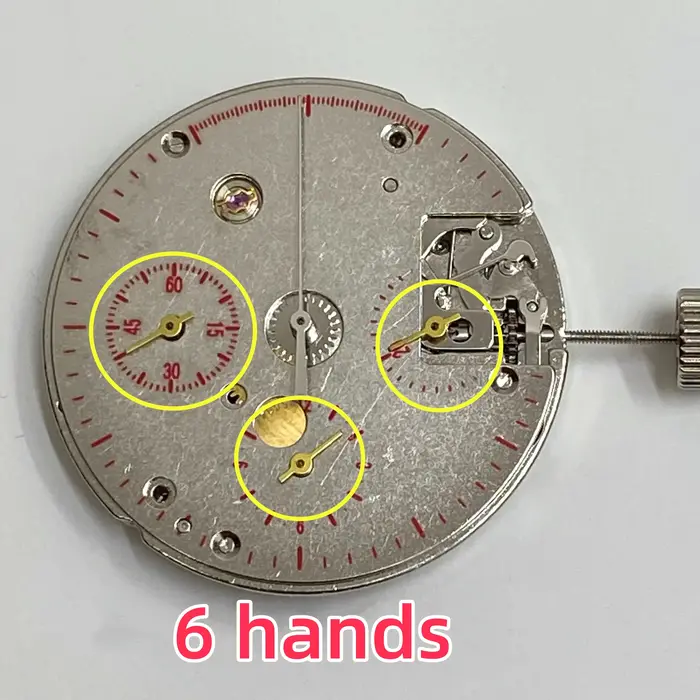 Pièces de montre ST1901 ST1902, mouvement mécanique à remontage manuel, aiguille 3.6.9, aiguille d'o