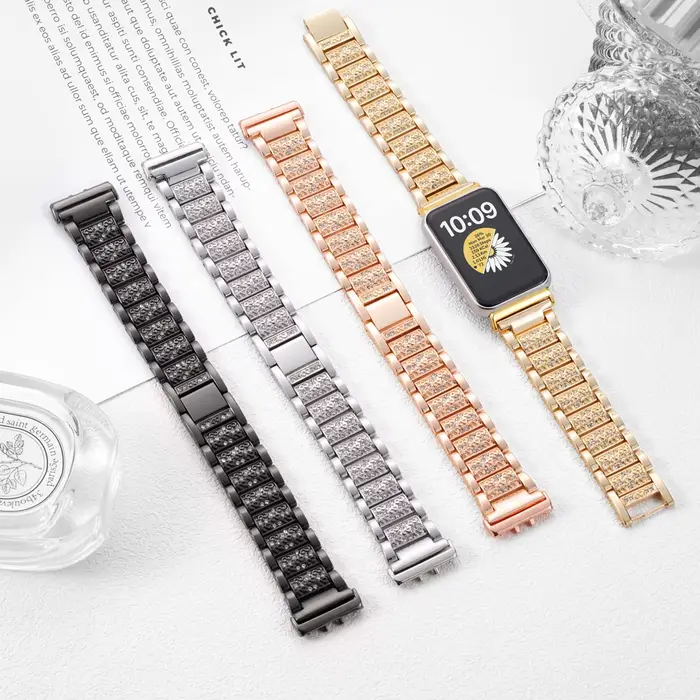 Bracelet à maillons en diamant pour Samsung Galaxy Fit 3