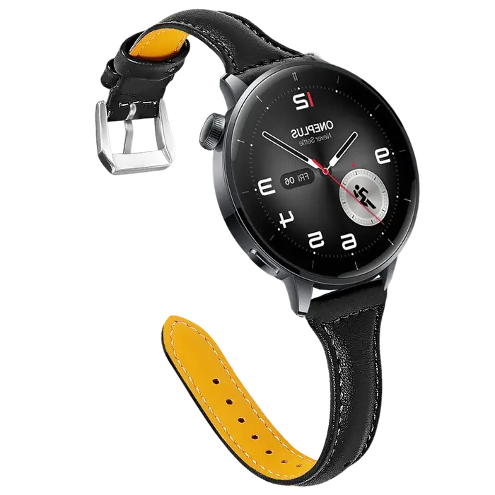 Bracelets en cuir compatibles avec OnePlus Watch 3 43mm