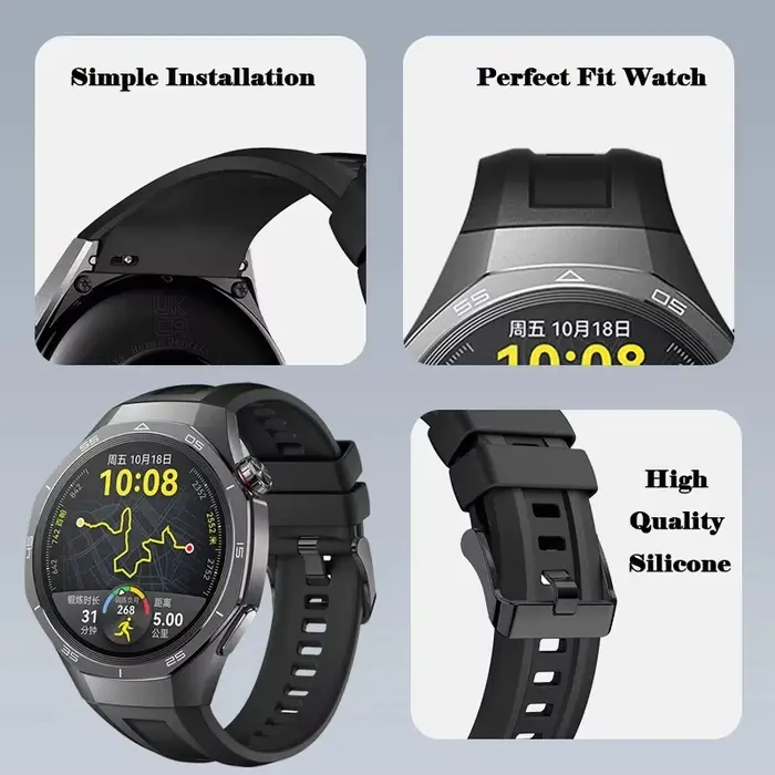 Bracelet en Silicone pour Huawei Watch GT 6 Pro
