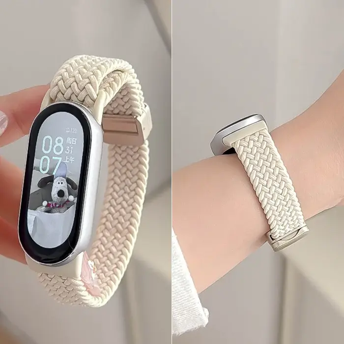 Bracelet tressé magnétique pour Xiaomi Mi Band 10