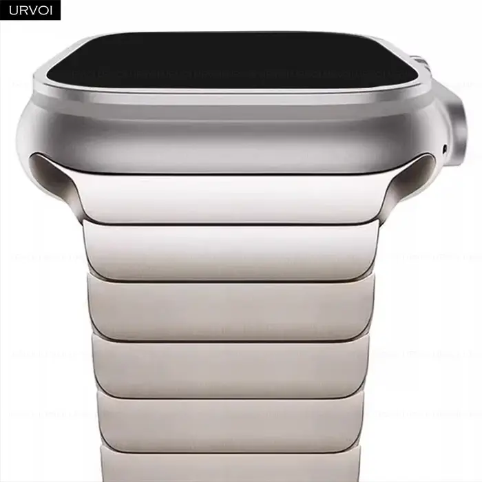 Bracelet à maillons URVOI pour Apple Watch Ultra 3 2 bandes Series11 10 9