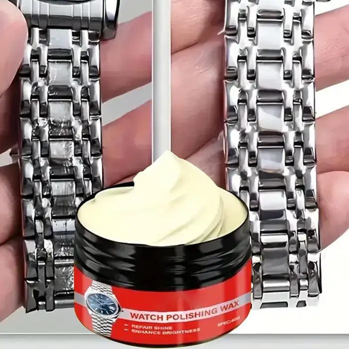 Pâte de polissage pour éliminer les rayures de montre avec éponge