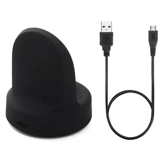 Station de Charge sans fil 42/46mm, pour Samsung Galaxy Watch Gear S2 S3 Ticwatch Moto 360 1 2