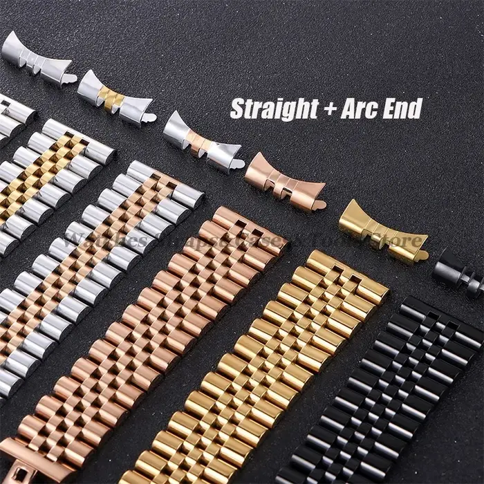 Bracelet de montre en acier inoxydable massif