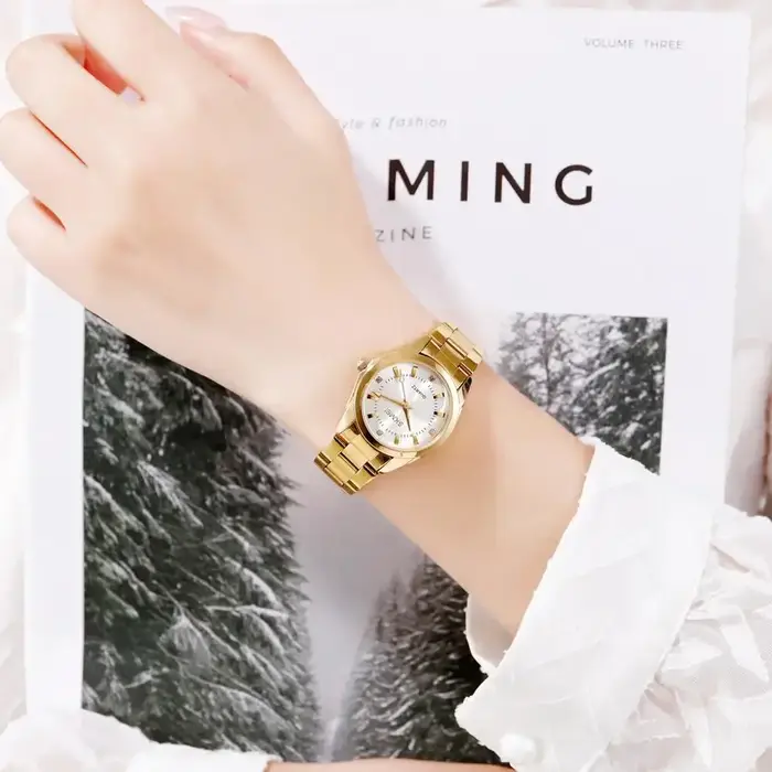 Montres-bracelets à quartz simples pour femmes et filles