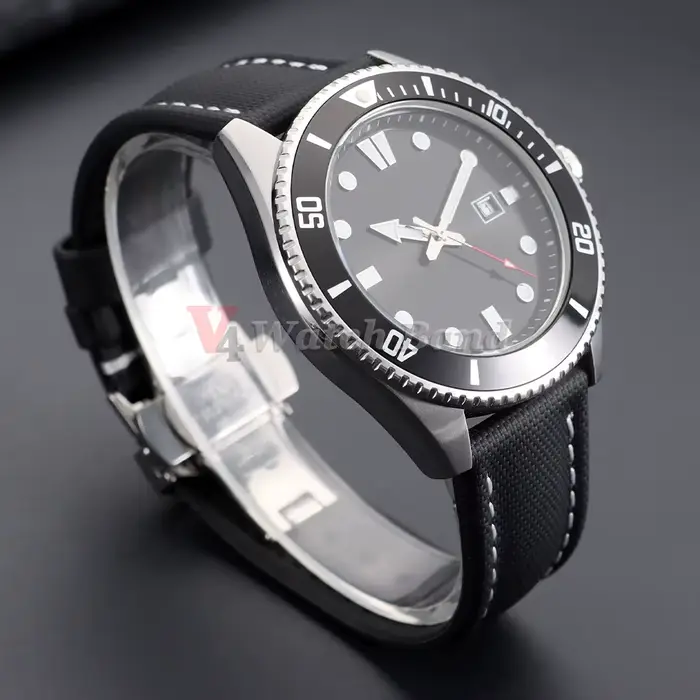 Bracelet de montre en toile de voile premium 18mm 19mm 21mm 20mm 22mm pour Blancpain