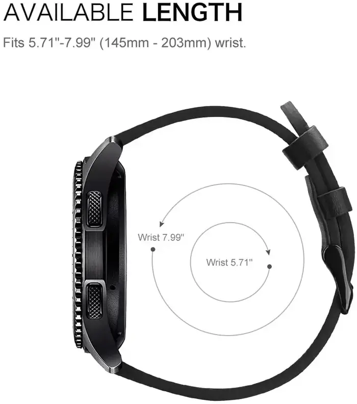 Bracelet en cuir pour Garmin Venu 3 2 Plus SQ SQ2