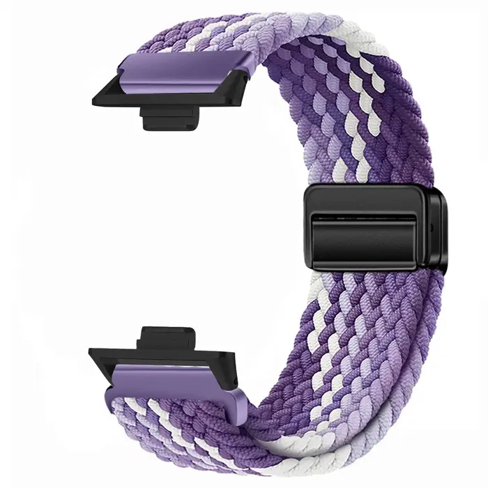 Bracelet à boucle en Nylon tressé magnétique pour Xiaomi Redmi Watch 4 5