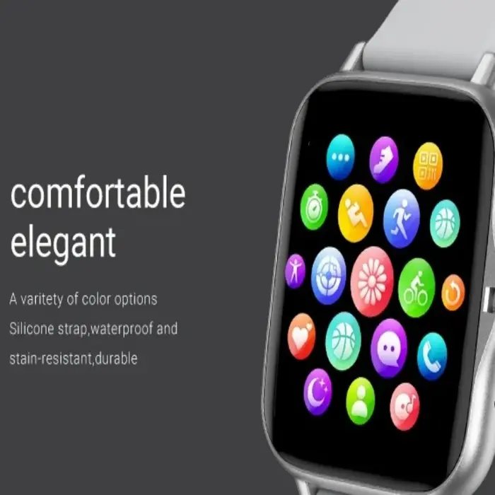 Montre intelligente multifonction Message Lecture de musique Cadran Appel Écran tactile Smartwatch pour femmes Hommes Montres de sport pour Android IOS