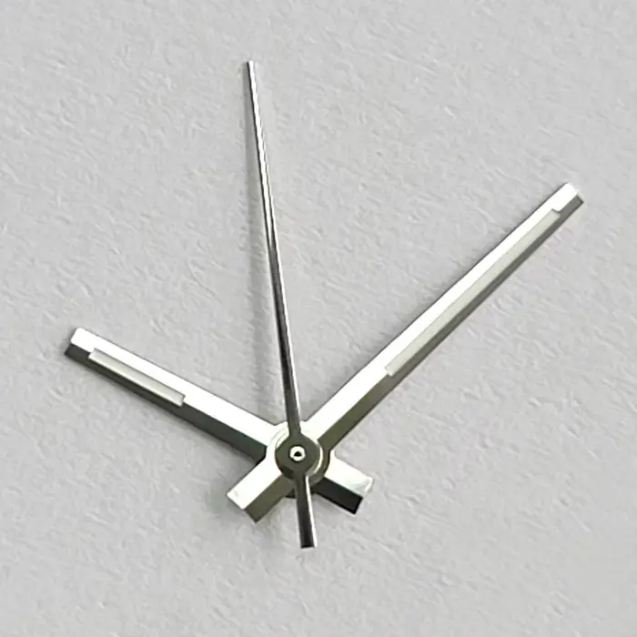 Aiguilles de montre modifiées, aiguille de journal lumineuse verte, argent, or, Rose, accessoires de