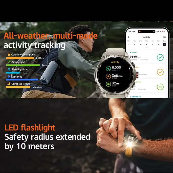 2025 nouvelle montre intelligente GPS pour Sports de plein air Smartwatch boussole altimètre barométrique 10ATM IP69K étanche AMOLED Bracelet pour hommes