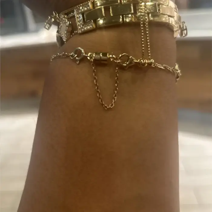Lot de 5 fermoirs et attaches magnétiques pour bracelets avec chaîne de sécurité, convertisseur d'extension de bracelet anti-chute, fermoirs magnétiques pour bijoux DIY