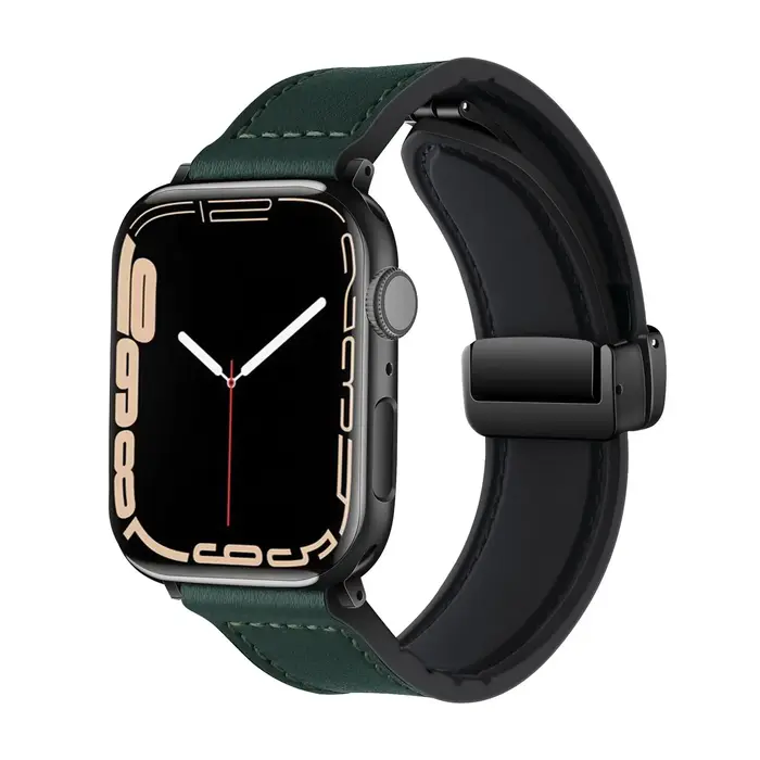 Bracelet en cuir véritable pour bracelet de montre Apple 11 46mm 42mm 44mm 40mm 45mm 41mm bracelet i