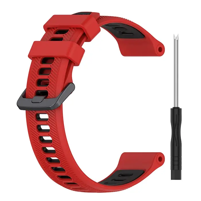 Bracelet de montre en Silicone pour course à pied, bracelet de sport étanche pour Garmin Forerunner 965 955 745