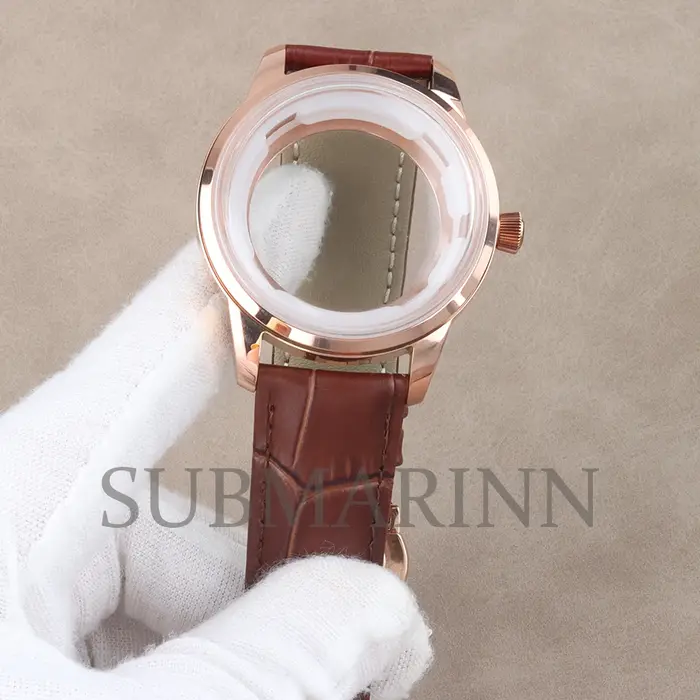 Boîtier de montre en verre arqué 40 mm