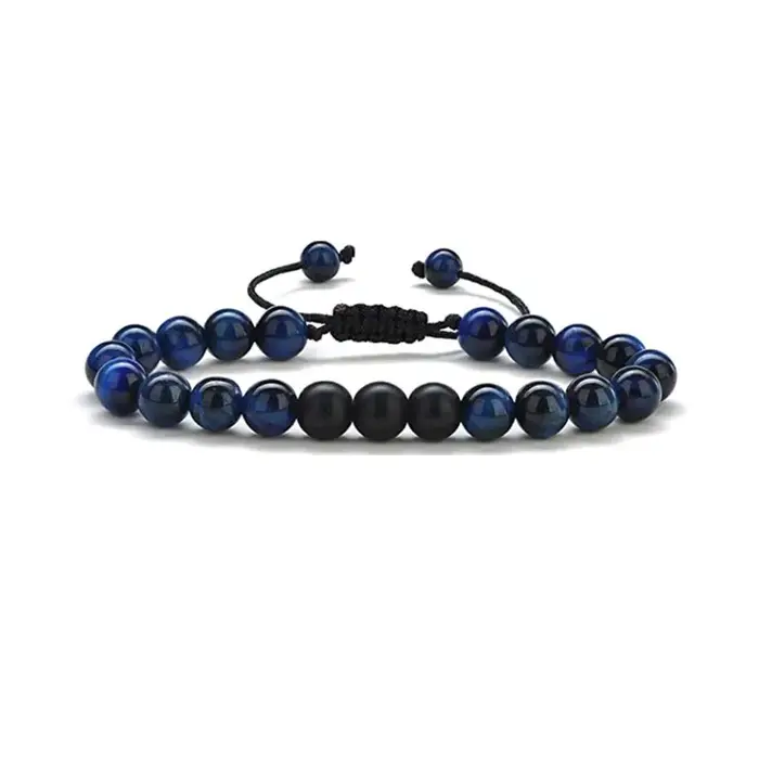 Bracelet œil de tigre pour hommes