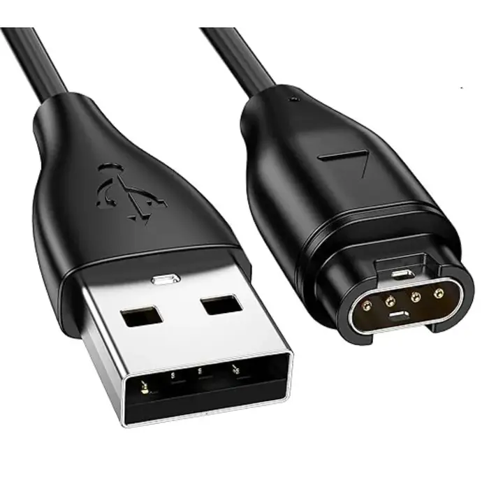 Câble de chargement USB compatible avec Garmin Vivoactive 5 4 4S 3 Quatix 7 6 6X 5