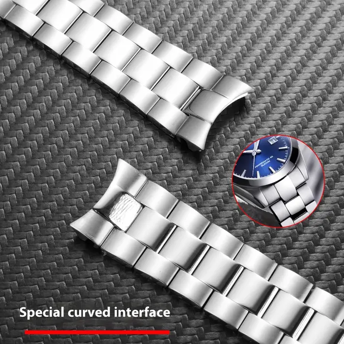 Pour TISSOT 1853 Gentleman série T127.407 T127.410 Bracelet de montre en acier inoxydable T127