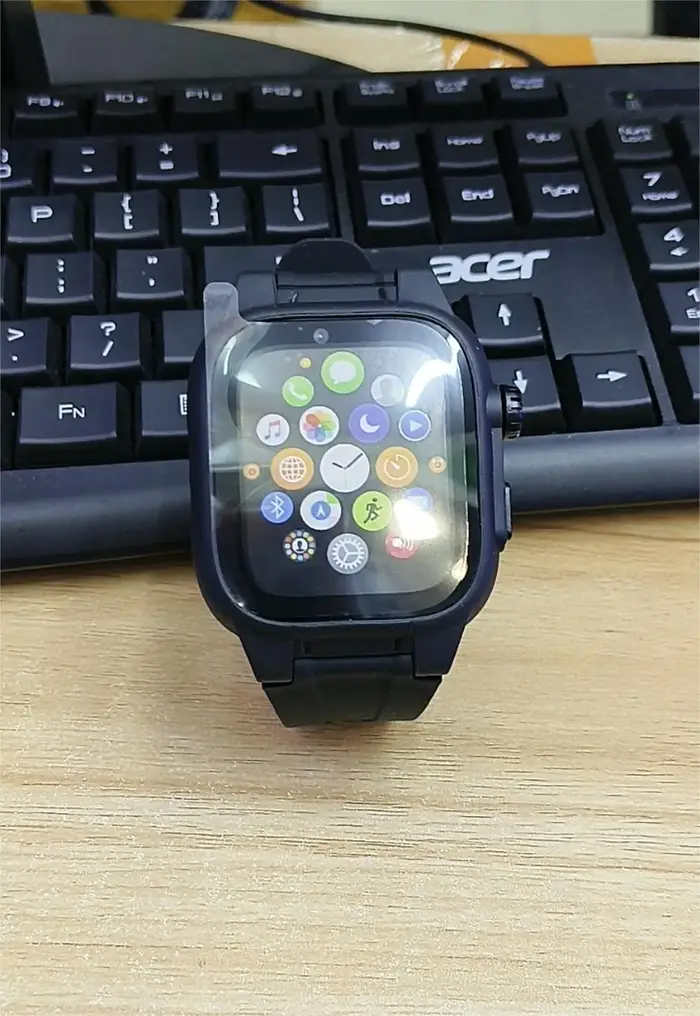 Shellbox nouveau 360 degrés protection complète anti-abrasion antichoc IP68 boîtier étanche professionnel pour Apple Watch 4 5 6 44mm