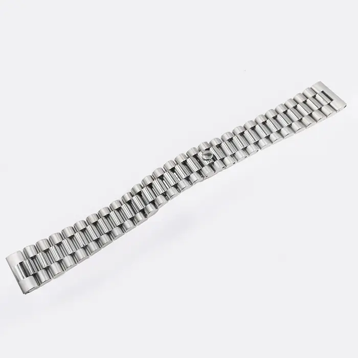 Rolamy 20 22mm 316L acier solide extrémité droite vis liens remplacement Bracelet de montre