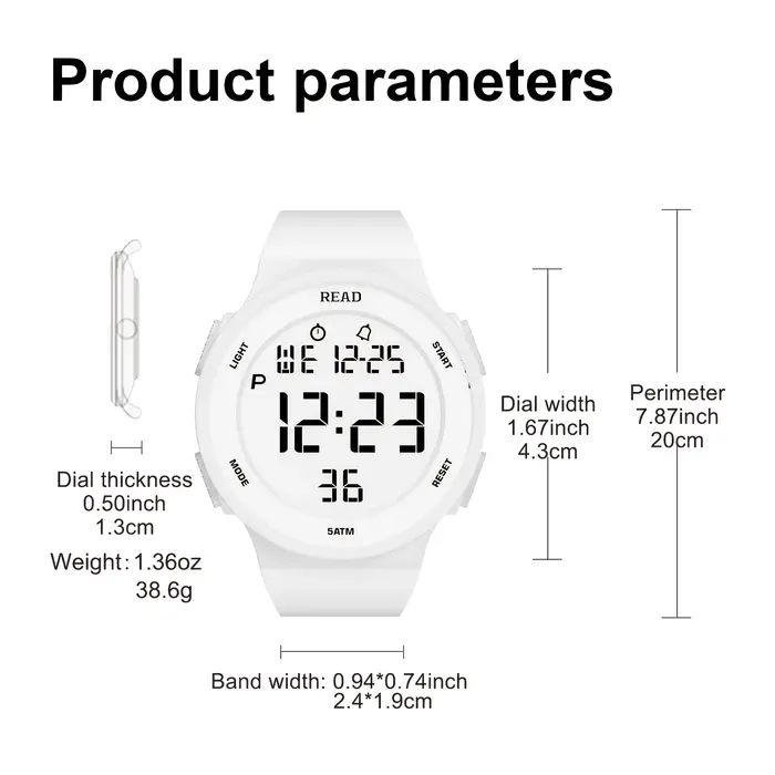 Montres pour femmes, montre de mode avec affichage de définition LED haute résolution