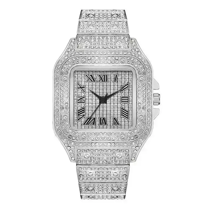 Montres de luxe en diamant pour hommes et femmes