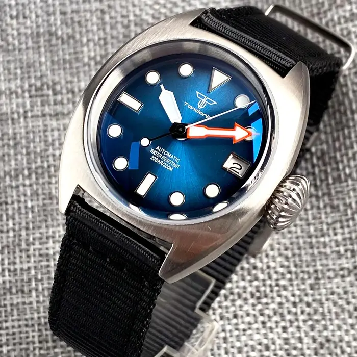 Montre mécanique de plongée militaire pour hommes