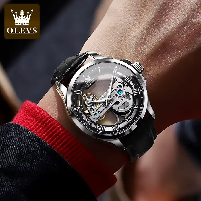 Montre automatique étanche pour homme