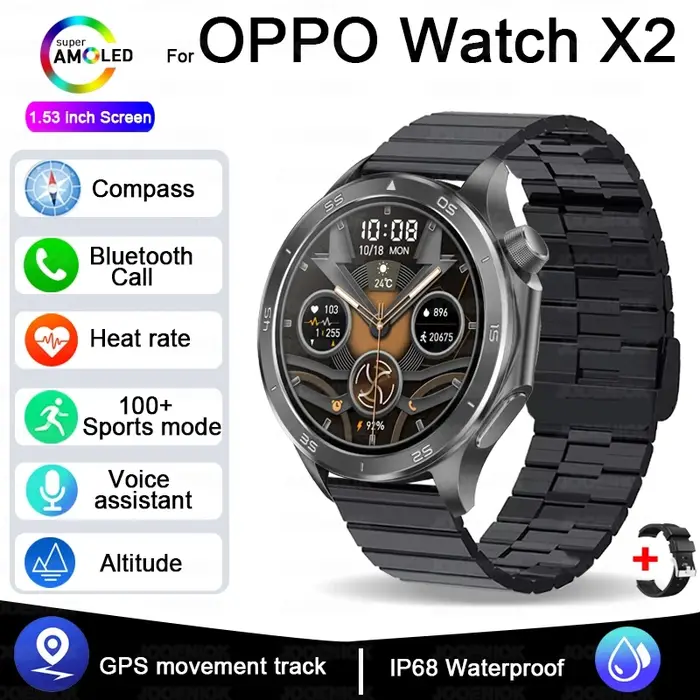 OPPO nouvelle montre X2 Bluetooth appel