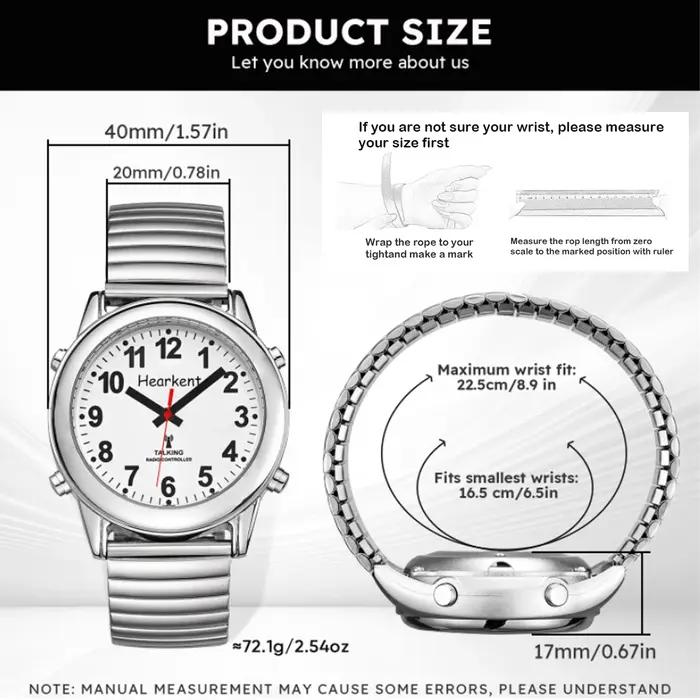 Hearkent-Montre à quartz numérique pour homme