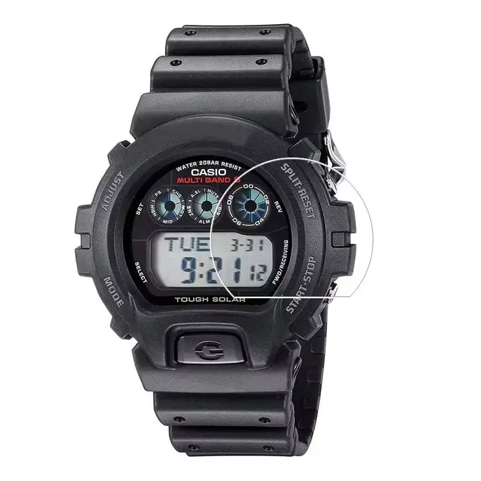 3 pièces Film de protection transparent pour Casio g-shock DW-6900/7900 GW-6900/7900 GM-6900 GDX-690