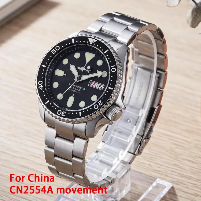 Heimdallr 2026 Montre de plongée automatique pour homme 42,5 mm NH36A 200M 20ATM Étanche Verre saphi