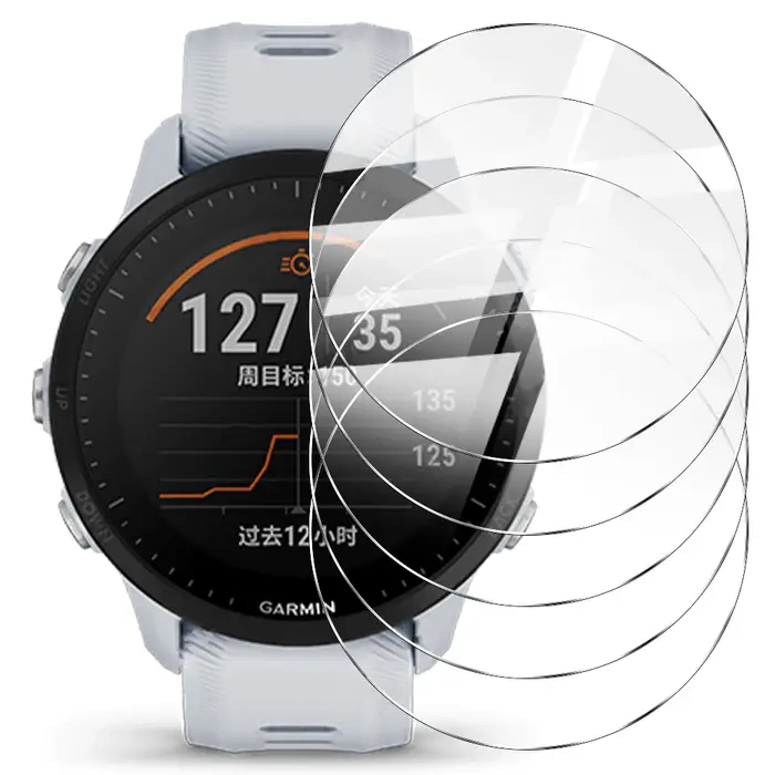 Protecteur d'écran pour montre Garmin Forerunner 55/235/245/245M/255/255S/645/935/945/955 9H