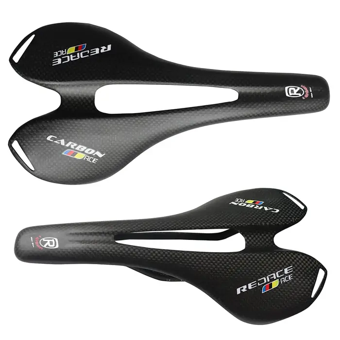 Selle de vélo entièrement en Fiber de carbone 3K, siège de vélo de route et vtt, équipement de Cycle
