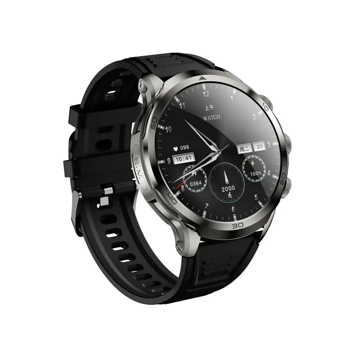 Montre connectée 5G Full Netcom pour hommes, grand écran Amoled de 1,95 pouces, 190 °   Montre conne