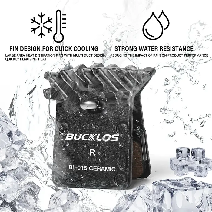BUCKKubBicycle-Plaquettes de frein en céramique durable pour vélo de route et VTT, plaquettes de fre