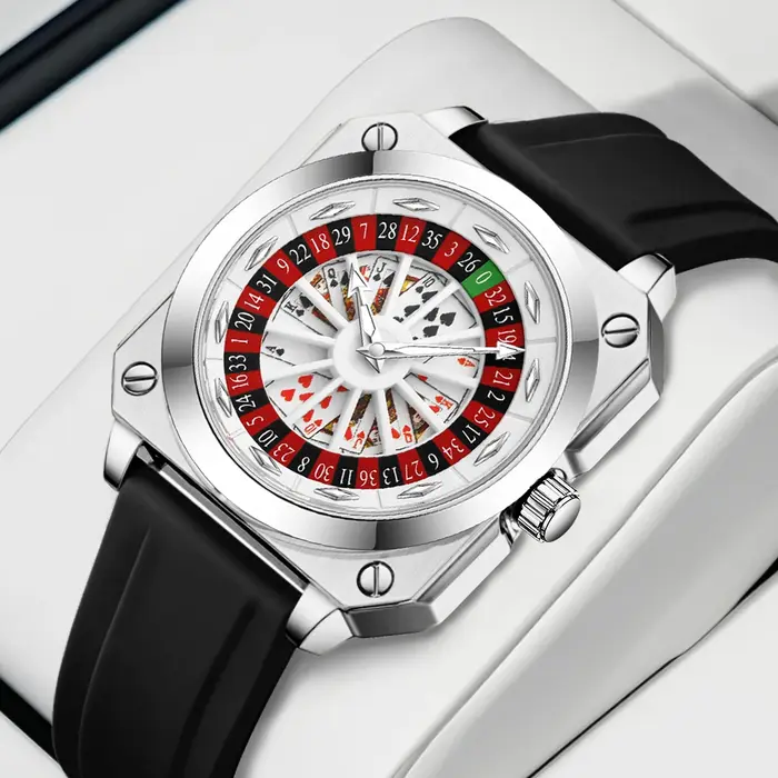 2025 nouvelle montre à Roulette pour hommes VA VA VOOM marque originale Style sportif mode bracelet en Silicone
