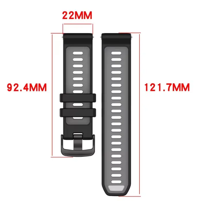 Bracelet en Silicone pour Garmin Forerunner 970 965 955 945 935, bicolore, officiel, respirant, confortable, accessoires